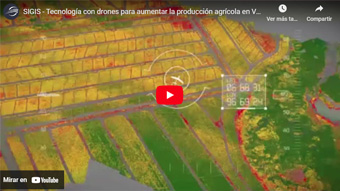 Video de UAV agricultura en YouTube